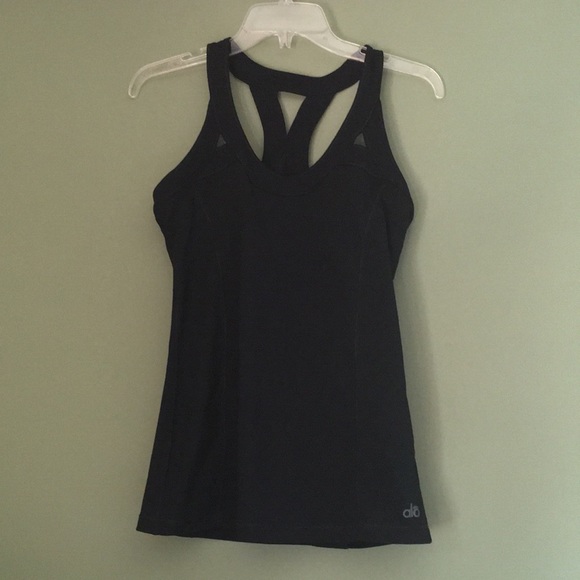 ALO Yoga Tops - ALO yoga black cutout tank top Medium